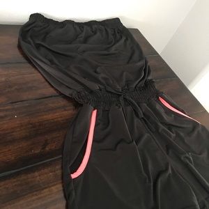 Black romper / cover up